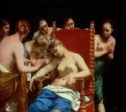 Guido Cagnacci Death of Cleopatra France oil painting artist